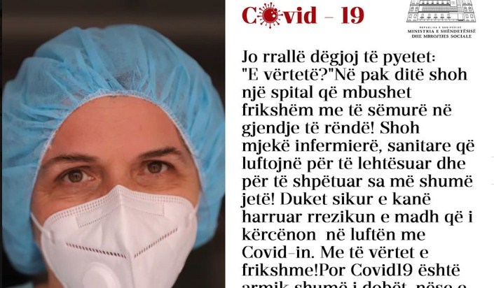 Mjekja apel qytetarëve: Vendosni maskat, spitali po mbushet me të…