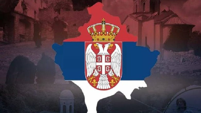 Provokon Vuçiç, poston hartën e Kosovës të pikturuar…