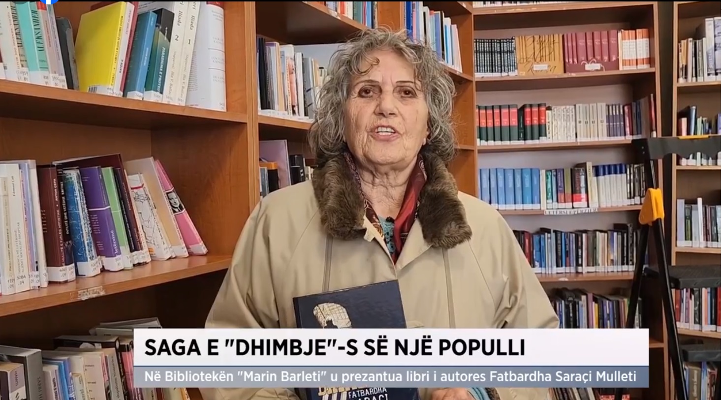 Fatbardha Saraçi Mulleti prezanton vëllimin e pestë të librit “Dhimbje”…